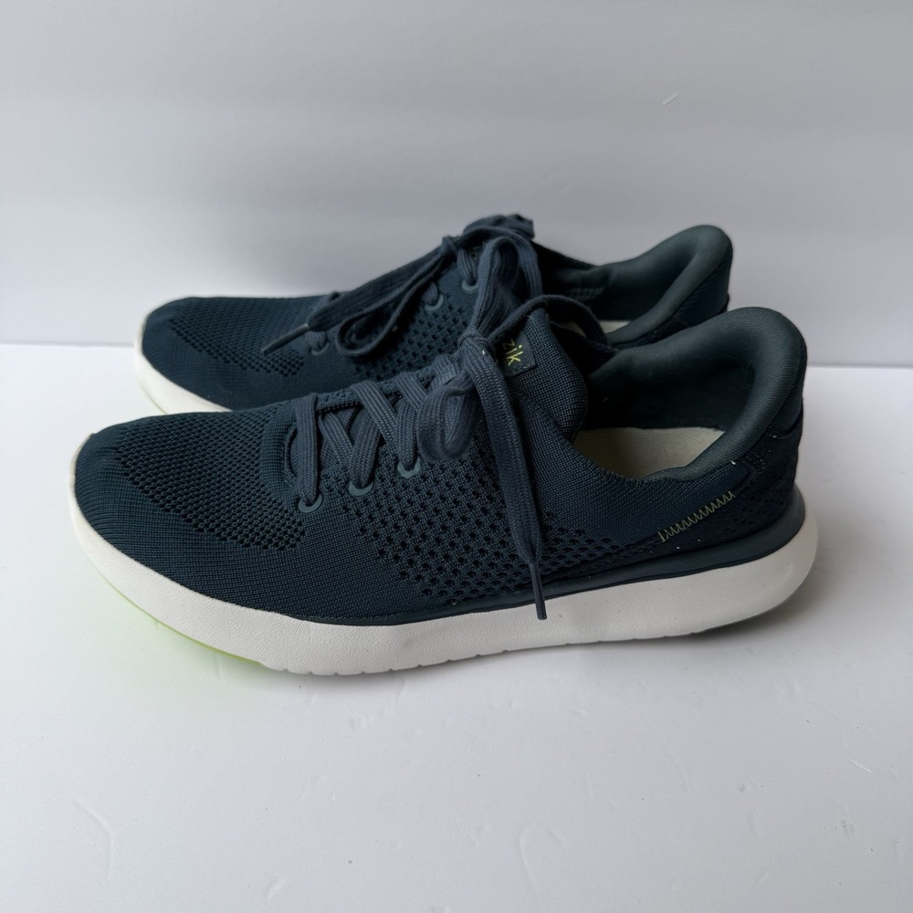 Kizik Women's Hands-Free Slip-On Sneakers Blue Knit Size 7 Shoes Casual